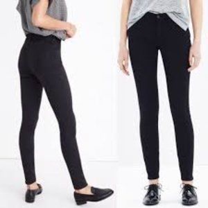 Madewell Women's Sz 29 Black 9" High Riser Skinny